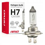 ŻARÓWKA H7 12V 55W E4 PX26d HALOGENOWA FILTR UV