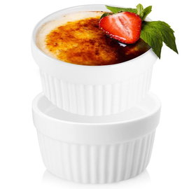 2x Naczynie Zapiekania Żaroodporne Miska Miseczka Kokilka Ceramiczna 170 ml