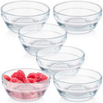 6x Miseczka Szklana na Sos Dip Sosjerka Miska Dipówka Pojemnik 7,5 cm 80 ml