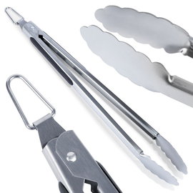Szczypce Stalowe Kuchenne Grillowe do Nakładania Serwowania Grilla 43 cm