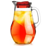Dzbanek na Napoje Wodę Sok Lemoniadę do Napojów Szklany z Pokrywką 2,1L
