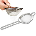 Sitko Kuchenne Stalowe Cedzak z Uchwytem do Odcedzania Przesiewania 7,5 cm