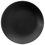 Talerz Deserowy Płytki Mały na Ciasto Deser Ceramiczny Czarny 20,5 cm