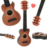 Gitara Klasyczna Zabawka dla Dzieci do Nauki Gry Ukulele 6 Strun 46,5 cm