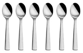 6x Małe Łyżeczki Łyżki Stalowe do Kawy Espresso Zestaw Komplet Łyżeczek