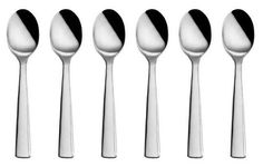 6x Małe Łyżeczki Łyżki Stalowe do Kawy Espresso Zestaw Komplet Łyżeczek