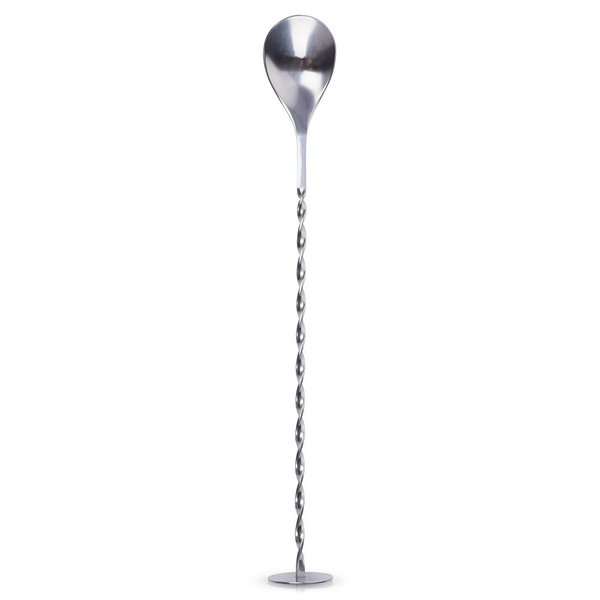 Łyżka Barowa Barmańska do Mieszania Drinków Koktajli Stalowa Długa 28 cm