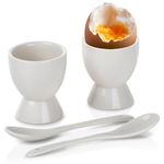 2x Podstawka Porcelanowa Kieliszek na Jajko do Jajek Jajka Podawania