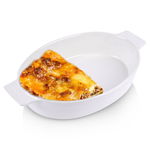 Naczynie Porcelanowe do Zapiekania Żaroodporne Foremka do Zapiekanek 1,4L