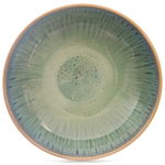 Talerz Obiadowy Duży Głęboki na Zupę Dania Ceramiczny Zielony 20,5cm 900 ml