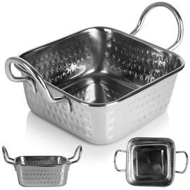 Mini Brytfanka Naczynie do Serwowania Potraw Przekąsek Tapas Stalowe 400 ml