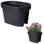 Doniczka Balkonowa Skrzynka na Balustradę Barierkę Poręcz Ogrodowa 39,5 cm