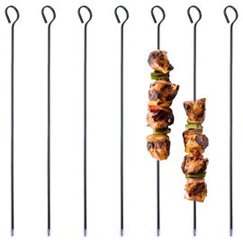 8x Stalowe Szpikulce Stalowe Patyki Na Szaszłyki Do Grilla Szaszłyków 31,5
