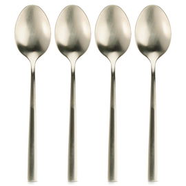 4x Łyżeczki Złote do Herbaty Kawy Deserów Małe Łyżki Zestaw Łyżeczek