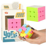 Kostka Logiczna Neon 3x3x3 Gra Łamigłówka Antystresowa dla Dzieci Prezent