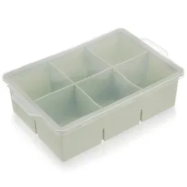 Foremka Silikonowa Forma do Dużych Kostek Lodu Lód Duże Kostki XXL Pokrywka