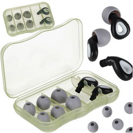 Stopery Zatyczki do Uszu Silikonowe do Pływania Nurkowania i Spania w Etui