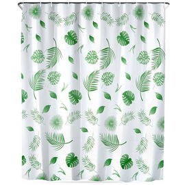 Zasłona Prysznicowa Łazienkowa pod Prysznic do Wanny Haczyki 180x180 cm