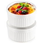 2x Naczynie Zapiekania Żaroodporne Miska Miseczka Kokilka Ceramiczna 260 ml