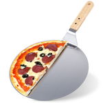 Duża Łopata do Pizzy Chleba Wypieków Szufla Taca Okrągła Stalowa 30,5 cm