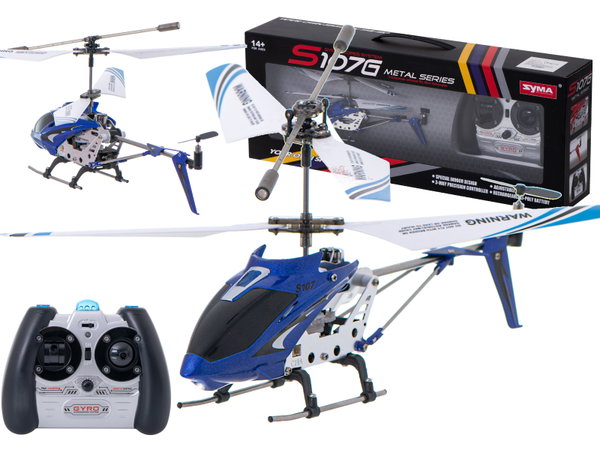 Helikopter RC Śmigłowiec Zdalnie Sterowany na Pilota Żyroskop Aluminiowy