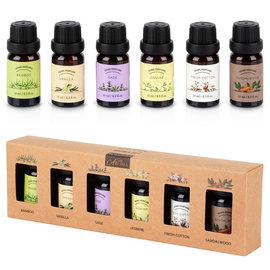 6x Olejki Zapachowe Eteryczne do Kominka Podgrzewacza Sauny Zestaw Olejków