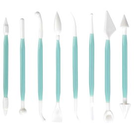 8x Szpatułki do Modelowania Narzędzia Przybory Patyczki Dekoracji Tortów