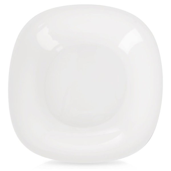 Talerz Obiadowy Głęboki Biały Duży na Zupę Gulasz Luna 21 cm 500 ml