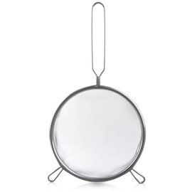 Sitko Kuchenne Stalowe Cedzak z Uchwytem do Odcedzania Przesiewania 20 cm