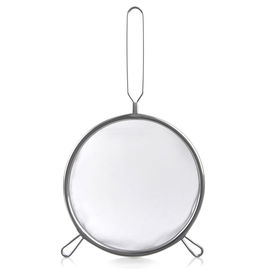 Sitko Kuchenne Stalowe Cedzak z Uchwytem do Odcedzania Przesiewania 24,5 cm
