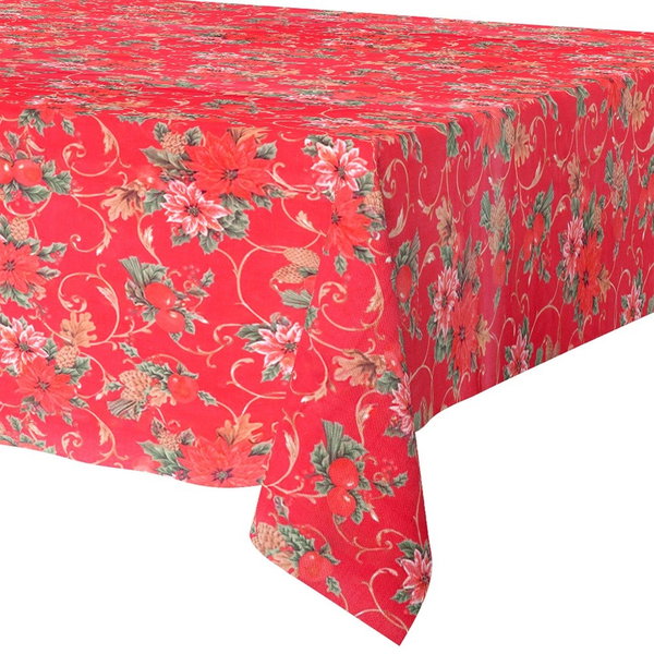 Obrus Świąteczny na Stół Wigilijny Ozdobny Dekoracyjny na Święta 180x130 cm