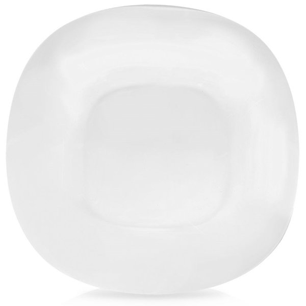 Talerz Obiadowy Płytki Płaski Duży Klasyczny Biały Luna 26,5 cm