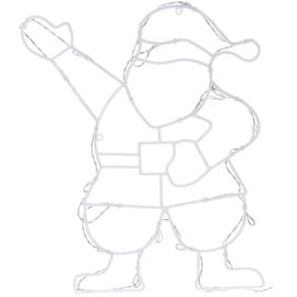 Ozdoba Świąteczna Dekoracja do Okna Okienna Święcąca na Baterie Mikołaj