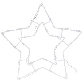 Ozdoba Świąteczna Dekoracja do Okna Okienna Święcąca na Baterie Gwiazda