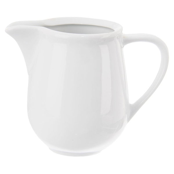 Duży Mlecznik Dzbanuszek Porcelanowy na Mleko Śmietankę Sosy Dipy 260 ml