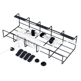 Maskownica Organizer na Kable pod Blat Biurko Koszyk Biurowy do Kabli