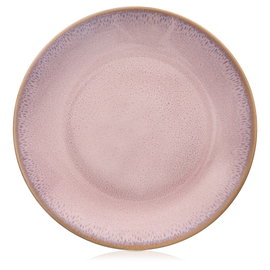 Talerz Deserowy Płytki Mały na Ciasto Deser Ceramiczny Różowy 20,5 cm