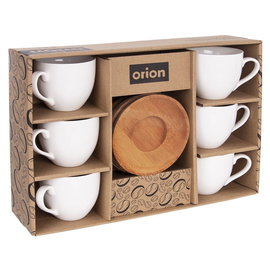 6x Filiżanki do Kawy Espresso Porcelanowe Zestaw Komplet Filiżanek Prezent