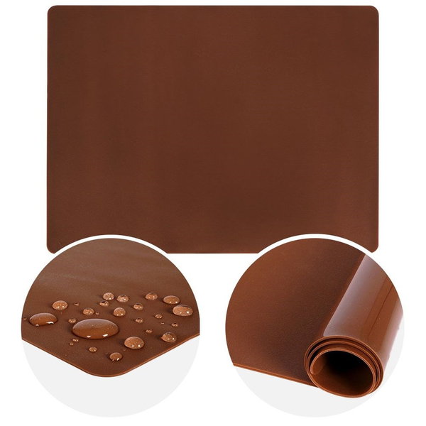 Stolnica Silikonowa do Ciasta Mata Kuchenna Pieczenia Wałkowania 40x30 cm