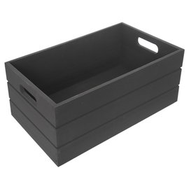 Skrzynka Drewniana do Przechowywania na Kosmetyki Artykuły Biurowe 31x21x13