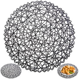 Podkładka Kuchenna Mata Ochronna na Stół pod Talerze Sztućce Czarna