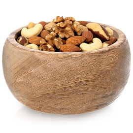 Miska Drewniana Miseczka do Serwowania Sałatek Przekąsek Potraw 450 ml