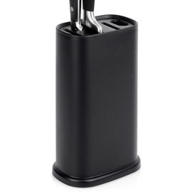 Stojak Noże Kuchenne Czarny Blok do Noży Kuchennych Uniwersalny Kuchenny