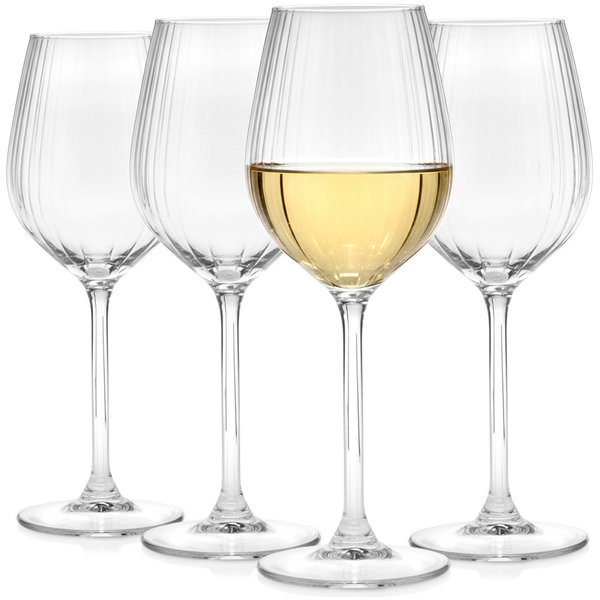 4x Kieliszki do Wina Białego Czerwonego Wody Zestaw Kieliszków 380 ml