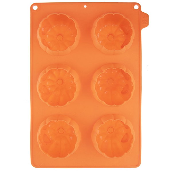 Forma Silikonowa do Pieczenia Ciastek Muffinek Babeczek na Halloween Dynie