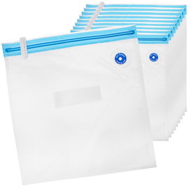 10x Worki do Zgrzewarki Próżniowej Foliowe Żywności Wielorazowe 26x28 cm