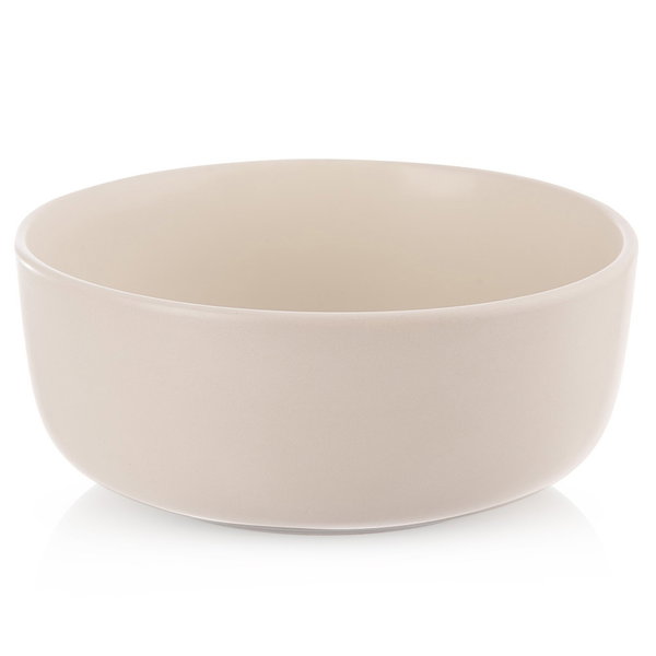 Miska Ceramiczna Miseczka na Zupę Gulasz Płatki Przekąski Kremowa 830 ml