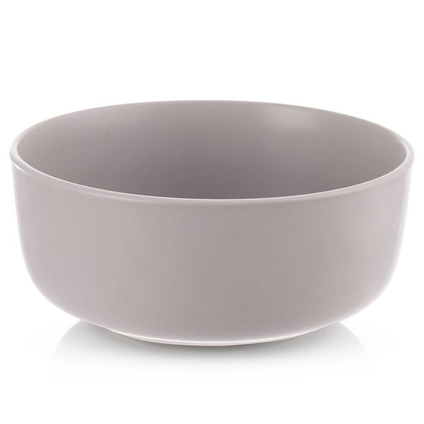 Miska Ceramiczna Miseczka na Zupę Gulasz Płatki Przekąski Szara 830 ml