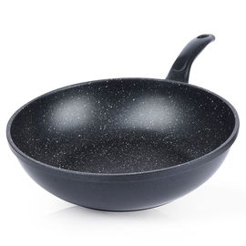 Wok Granitowy Patelnia Głęboka do Smażenia Duszenia Orion Grande 30 cm
