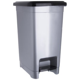 Kosz na Śmieci Odpady Plastikowy z Pedałem Pokrywą Wąski Pojemny 25L